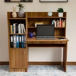 neuspace Brown Engineered Wood Study Table-picture-55