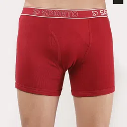 Sporto by Macho Pack Of 2 Super Combed Cotton Mid-Rise Long Trunks-picture-33