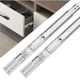 ABRO 550 mm Steel Zinc Finish Telescopic Drawer Slide Side Mount-image-44