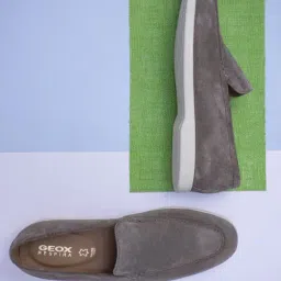 Geox Men's U Venzone Grey Loafers-picture-39