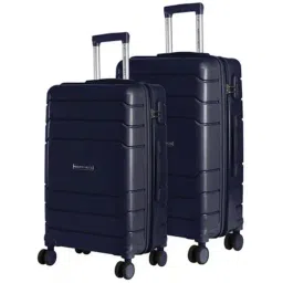 Nasher Miles Lisbon Polypropylene Dark Blue Hardsided Luggage Set Bag(65&75cm)-picture-15