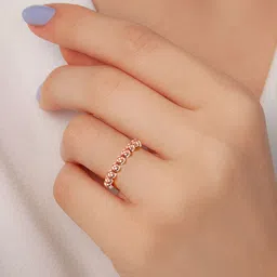 Joyalukkas Women 14KT Finger Ring Rose Gold-picture-23