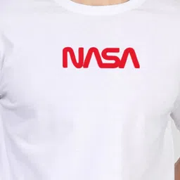 Greylongg Men Typography Printed Applique T-shirt image 2