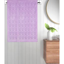 FABINALIV Set of 2 Purple Cartoon 300 GSM Cotton Kids Bath Towels (110X55 cm)-picture-32