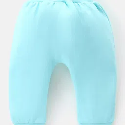 Babyhug Cotton Full Length Diaper Pants Stripes & Bear Print Pack Of 3- Blue & Orange image 5