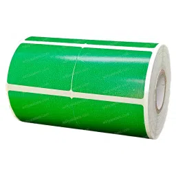 Tudko 50x35 mm 80 GSM 2 UP Self Adhesive Paper Label Green image 2