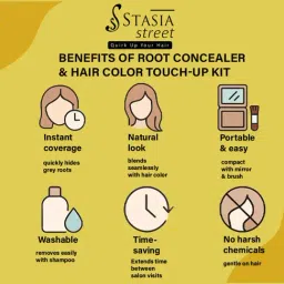 Stasia Street Root Concealer Medium Brown - 6 gm image 3