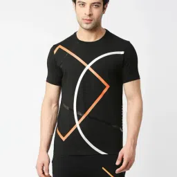 Pepe Jeans GOODWILL Black Printed Slim Fit Crew T-Shirt-image-3