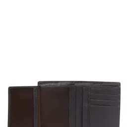 Kara Brown Solid Leather Bi-Fold Wallet image 3