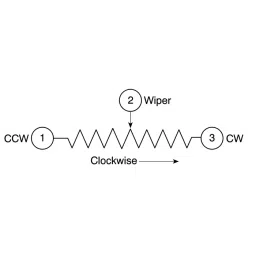 Vishay Through Hole Trimmer Resistor 1/2 W Power 100 Ω Resistance Pin Terminal, M64Y101KB40 image 3