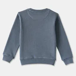 R&B Kids Blue Graphic Print Relaxed Fit Sweatshirt image 2