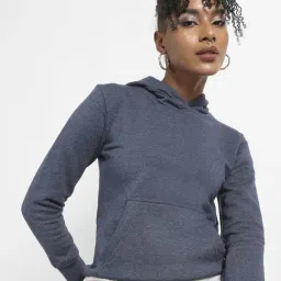 Campus Sutra Blue Cotton Sweatshirt-picture-37