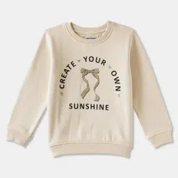 R&B Kids Beige Graphic Print Regular Fit Sweatshirt-picture-16