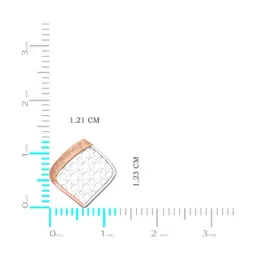 Joyalukkas 950 Platinum Forward Fashion Ear Stud image 2