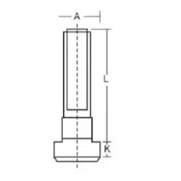 Unique 200mm T Bolt 12mm x M12 U29-16 image 3