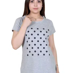 Ogarti Women Polka Dot Ethnic T-shirt-picture-18