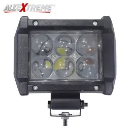 AllExtreme EX6OL1P 6 LED Fog Light Bar 4 inch Waterproof High Beam CREE Work Light for Motorcycle Car Truck and Jeep (18W, White Light, 1 PC) image 3