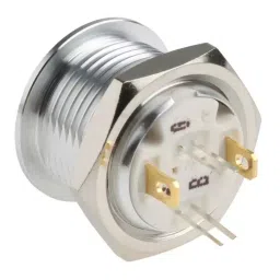 RS PRO Illuminated Push Button Switch Momentary 16 mm SPST RGB LED 36 V DC, 1758467 image 2