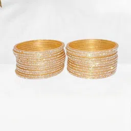 SAVORADE Set Of 12 Gold Plastic Bangle-picture-28