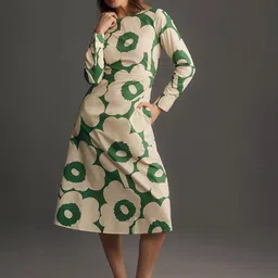 Roadster Floral Calf Length A Line Dress-picture-10