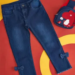 Pantaloons Junior Girls Blue Regular Fit Jeans-image-28