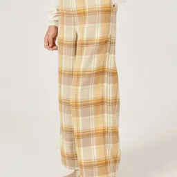 One Friday Girls Multi Regular Fit Chequered Trousers image 3