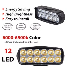 SHOP4U Waterproof 12 LED Fog Light Head Lamp Compatible with Piaggio All Models image 5