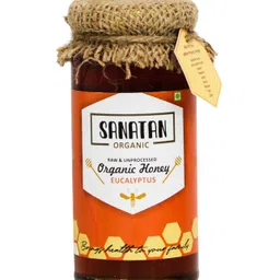 Sanatan Organic Eucalyptus Honey Glass Bottle - 250 g-image-71