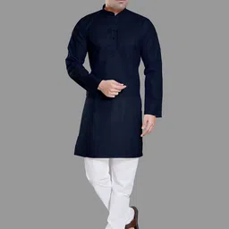 DIVISIVE Men Regular Kurta with Pyjamas-image-63
