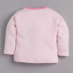 BABY GO Pack Of 3 Full Sleeves Coral  Printed  Tees - Pink image 4