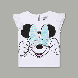 Juniors by Lifestyle Girls Printed Extended Sleeves Monochrome Applique T-shirt-picture-44