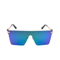 Mast & Harbour Unisex Wayfarer Sunglasses UV Lens ES_94029-34-MH-2333-fGRBL-GLGR-WFOS image 2