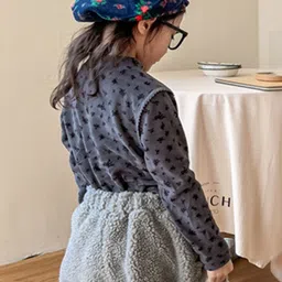 LULU & SKY Girls Self Design Round Neck Top image 2