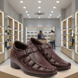 Bxxy Men Shoe-Style Roman 7.62 Cm Elevator Height Increasing Formal Sandals-picture-13