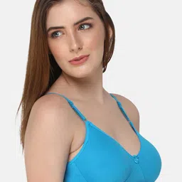 intimacy LINGERIE Medium Coverage Non Padded Cotton Everyday Bra - All Day Comfort image 2