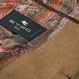 ETRO Notched Notched Lapel Long Sleeves Cashmere Formal Single Breasted Blazer image 5