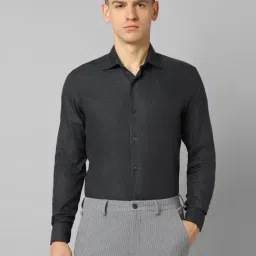 Louis Philippe Permapress Black Cotton Regular Fit Printed Shirt-picture-14