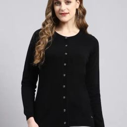 Monte Carlo Black Regular Fit Cardigan-picture-49