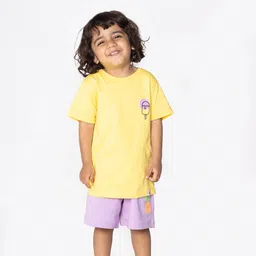 Reedoo Unisex Kids Bio Finish Solid Round Neck Cotton T-shirt-picture-43
