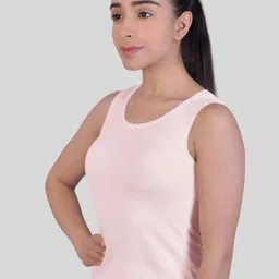 DChica Pure Cotton Tank Thermal Top with Trousers image 4