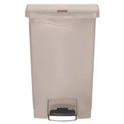 RUBBERMAID Slim Jim 50L Beige Pedal PE Waste Bin, 1883458-picture-28