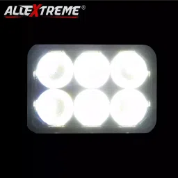 AllExtreme EX6FO1P 6 LED Fog Light Bar Waterproof High Beam Off Road Driving Work Lamp for Motorcycle and Cars (18W, White Light, 1 PC) image 4