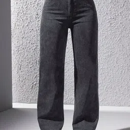 DressBerry Women Comfort Straight Fit High-Rise Light Fade Acid Wash Stretchable Jeans-picture-37