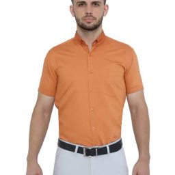 Kuons Avenue Orange Slim Fit Shirt-picture-21
