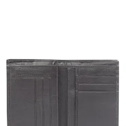 Kara Brown Solid Leather Bi-Fold Wallet image 5