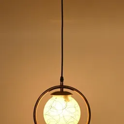 SOMIL Printed Glass Cylinder Ceiling Lamps image 5