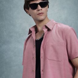 R.Code by The Roadster Life Co. Solid Classic Opaque Casual Shirt-picture-28