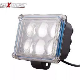 AllExtreme EX6FO2P 6 LED Fog Light Bar Waterproof High Beam Off Road Driving Work Lamp for Motorcycle and Cars (18W, White Light, 2 PCS) image 3