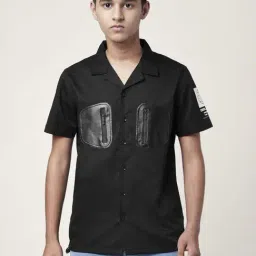 Coolsters by Pantaloons Kids Black Cotton Printed Shirt-picture-21