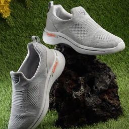Action Men's Light Grey Running Shoes-picture-30
